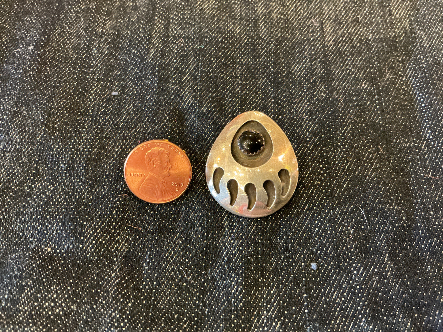 Onyx Bear Paw Earrings