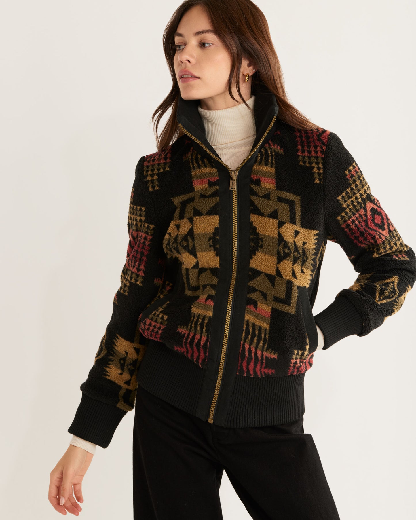 Pendleton - Women's Foxglove Range Fleece Bomber