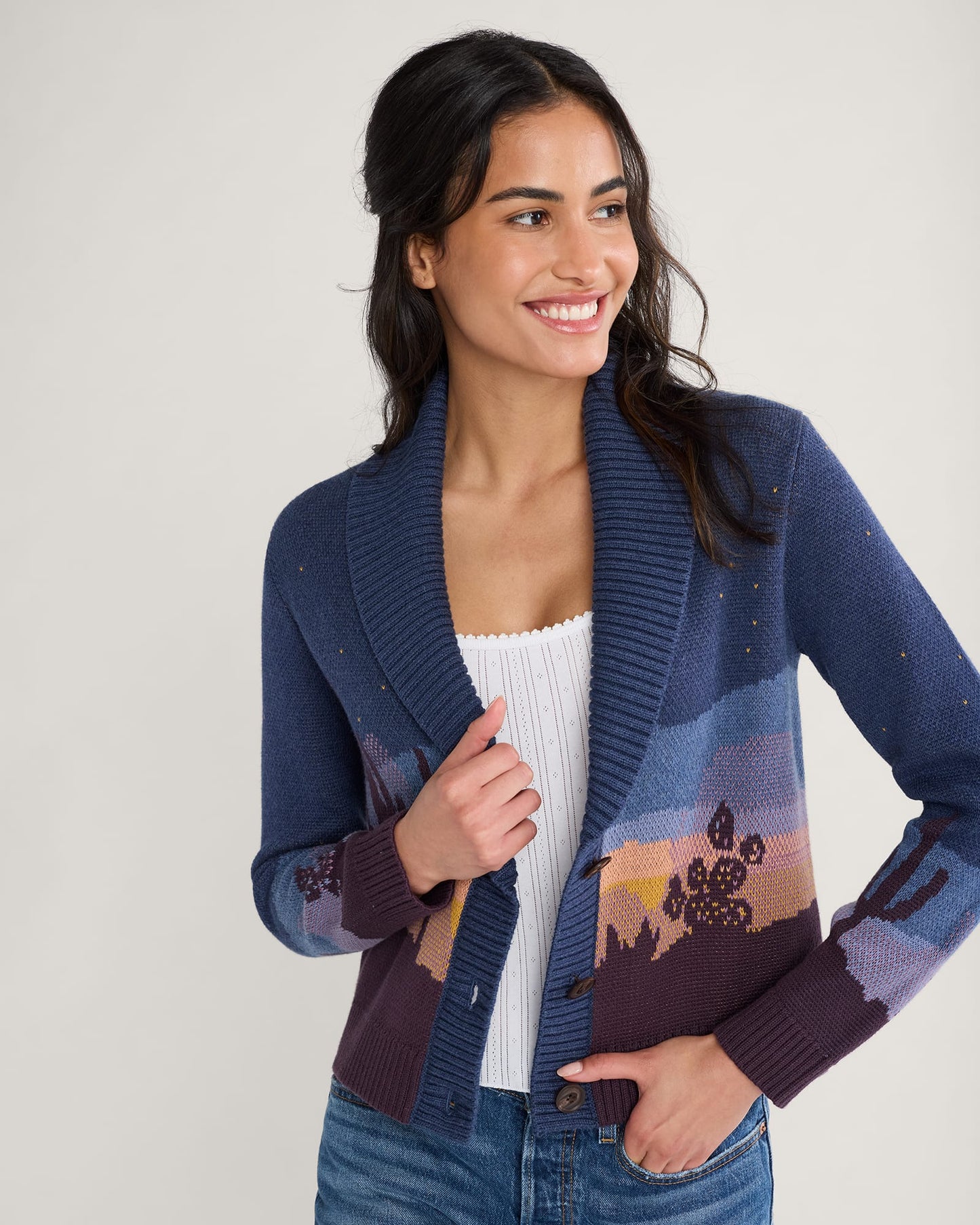 Pendleton- Western Scenic Cardigan