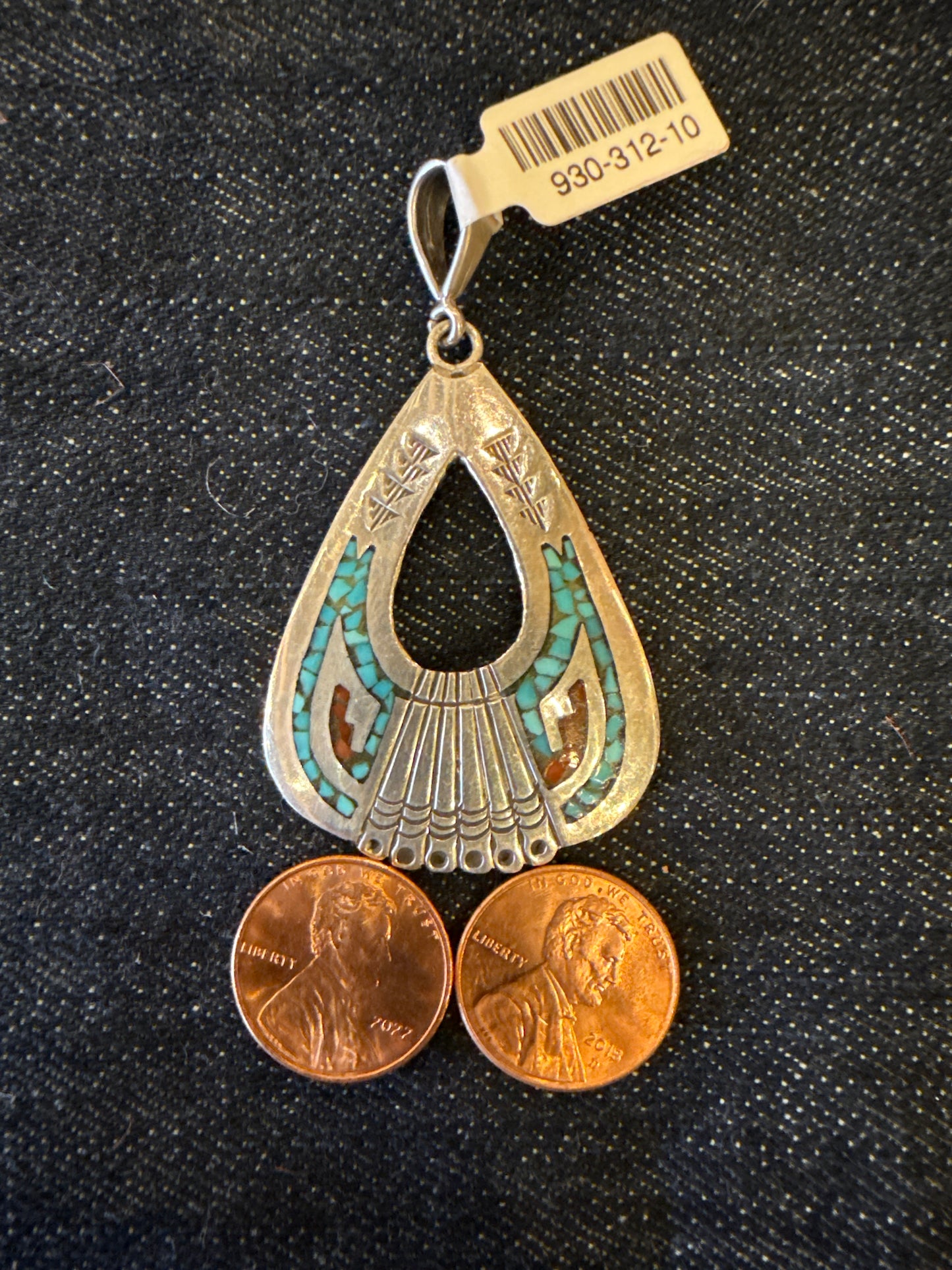 Vintage Inlay Pendant