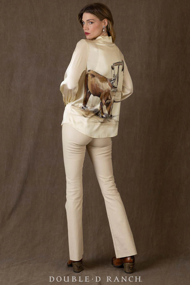 Seen in Texas Blouse - Bone