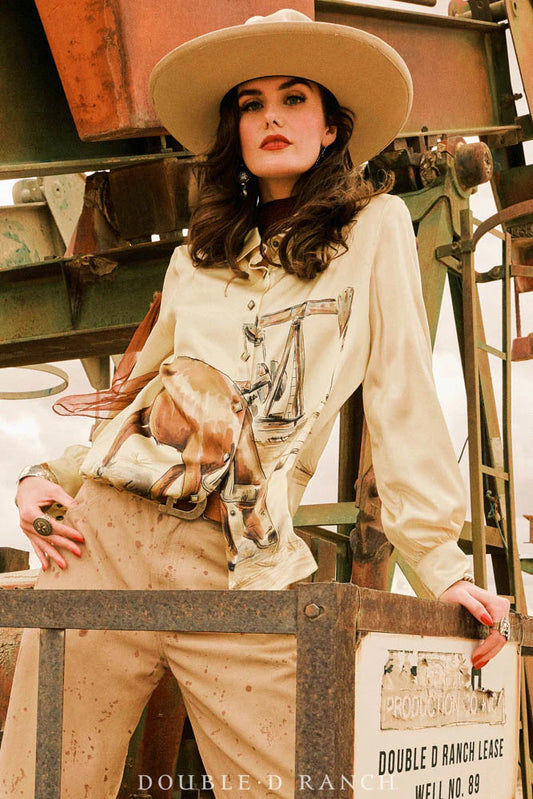 Seen in Texas Blouse - Bone