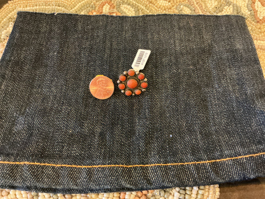 Vintage Zuni Coral Ring