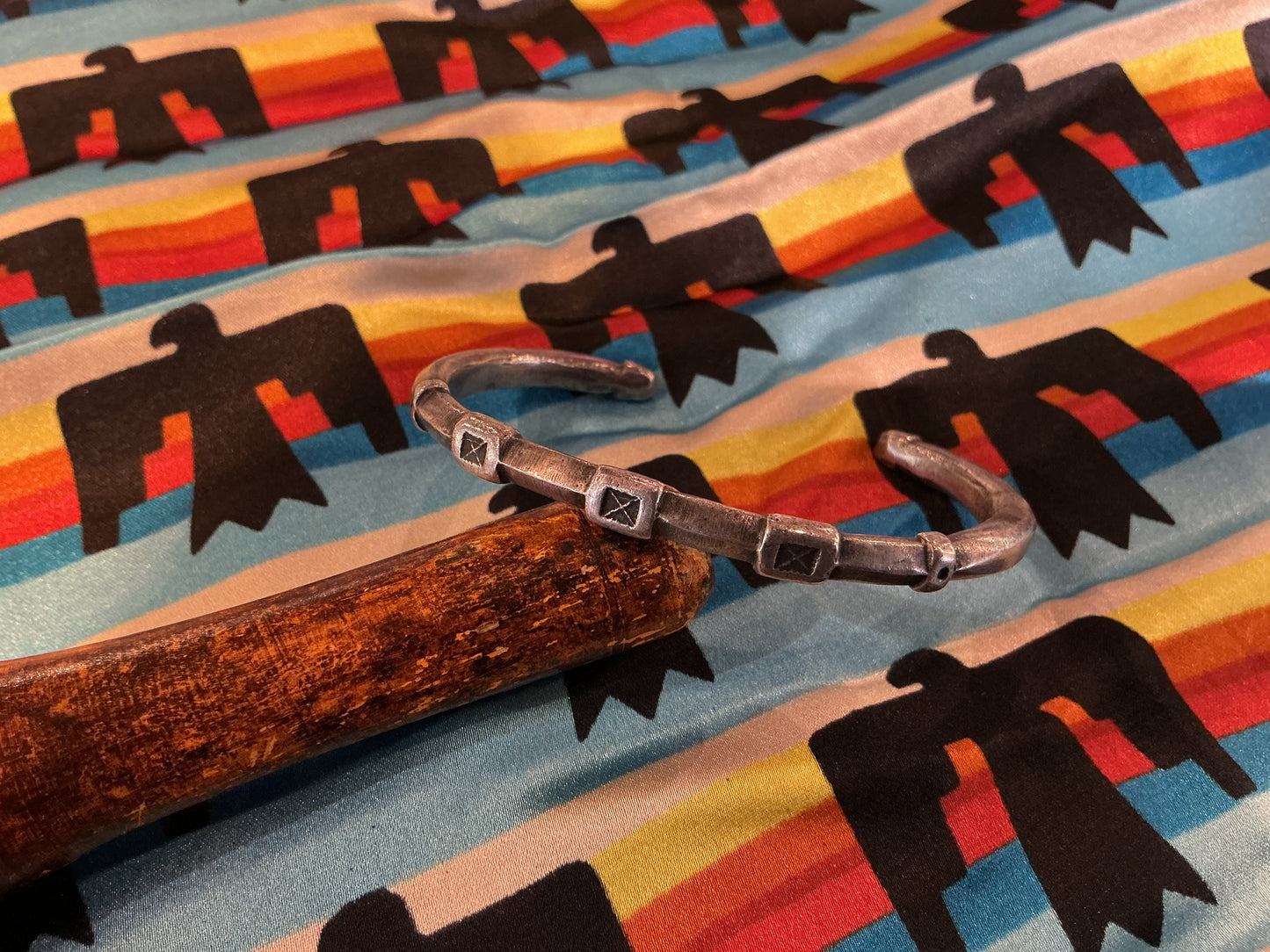 Cuff/ Bracelet- J. Favor Coin Silver