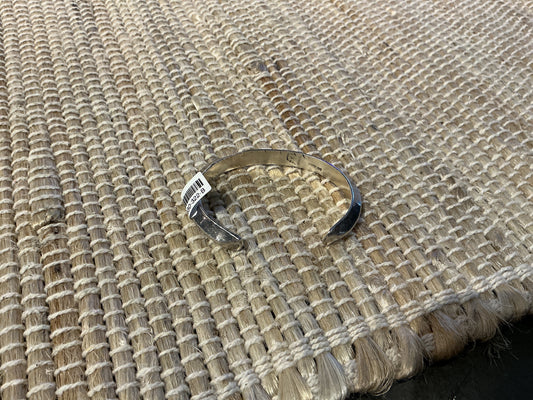 Simple Silver Mens Cuff
