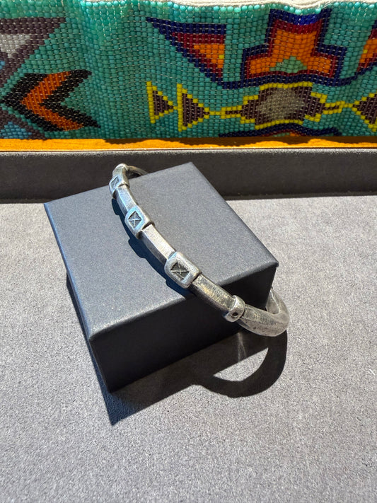 Cuff/ Bracelet- J. Favor Coin Silver