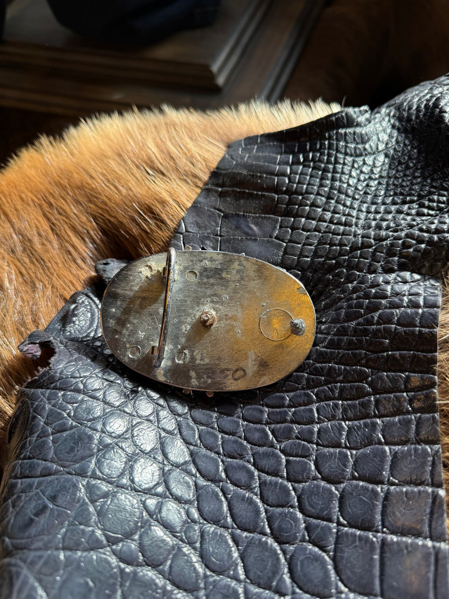 Sunface Zuni Belt Buckle