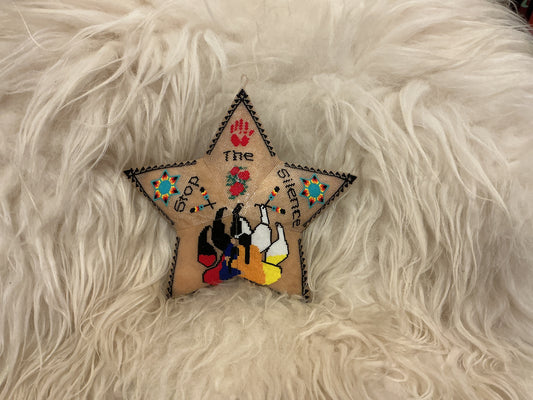 Navajo Hand Beaded Ornament - Large