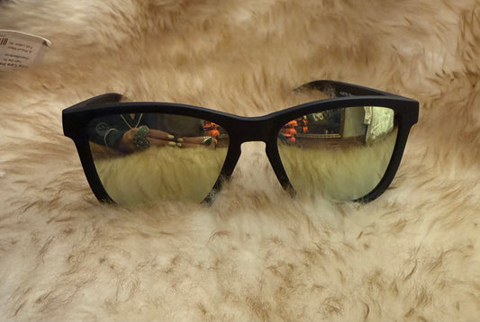 Lake Sunglasses- Austin Black/Golden Hour