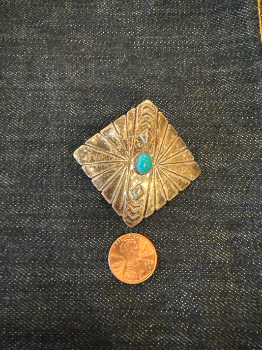 Large Concho Earrings