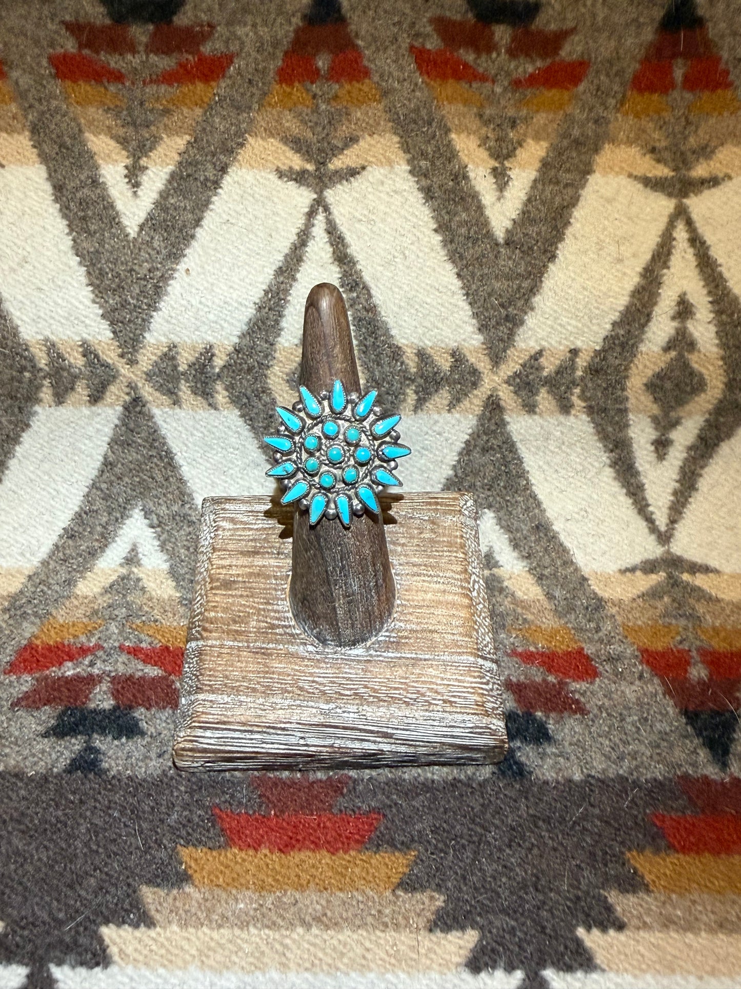 Vintage Zuni Needle Point Ring