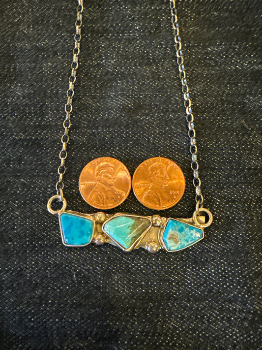 Kingman Turquoise Necklace- Jude Candelaria