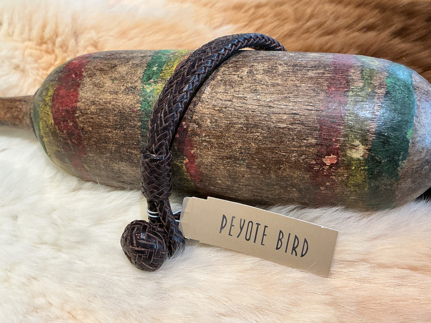 Aaron Lopez Outback Bracelet - Brown Leather