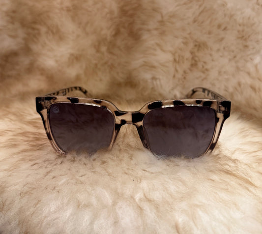 Lake Sunglasses - Powell Leopard/Black Fade