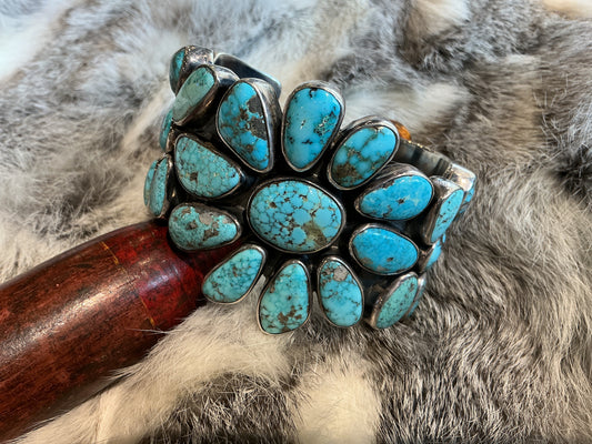 Cuff- Frederico Turquoise Sterling Bracelet