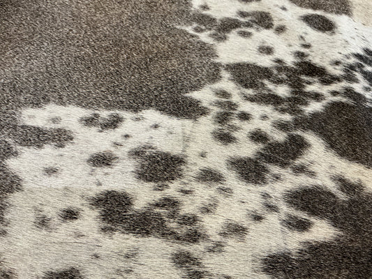 Grey and White Hide Rug