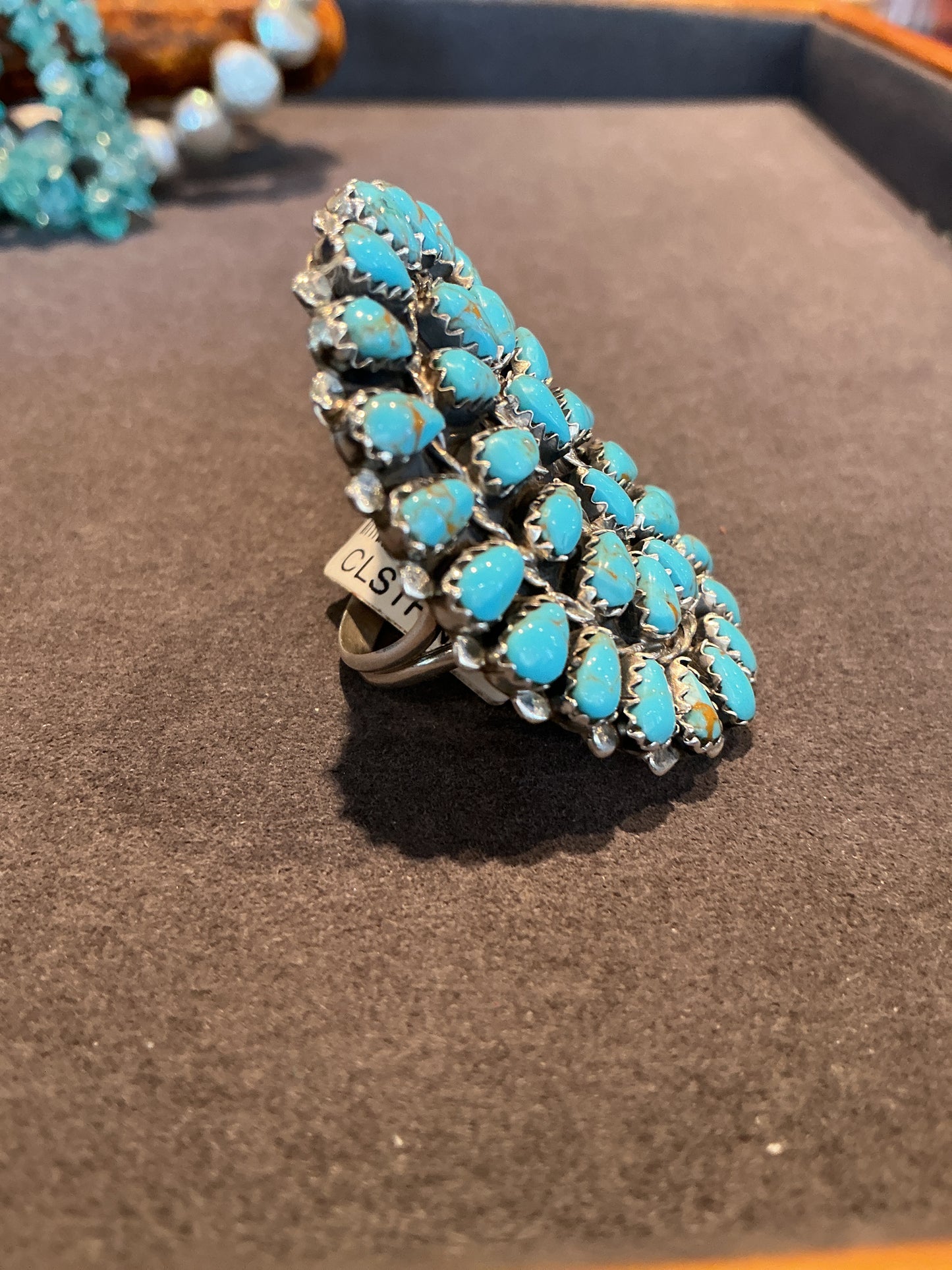 Turquoise Cluster Ring