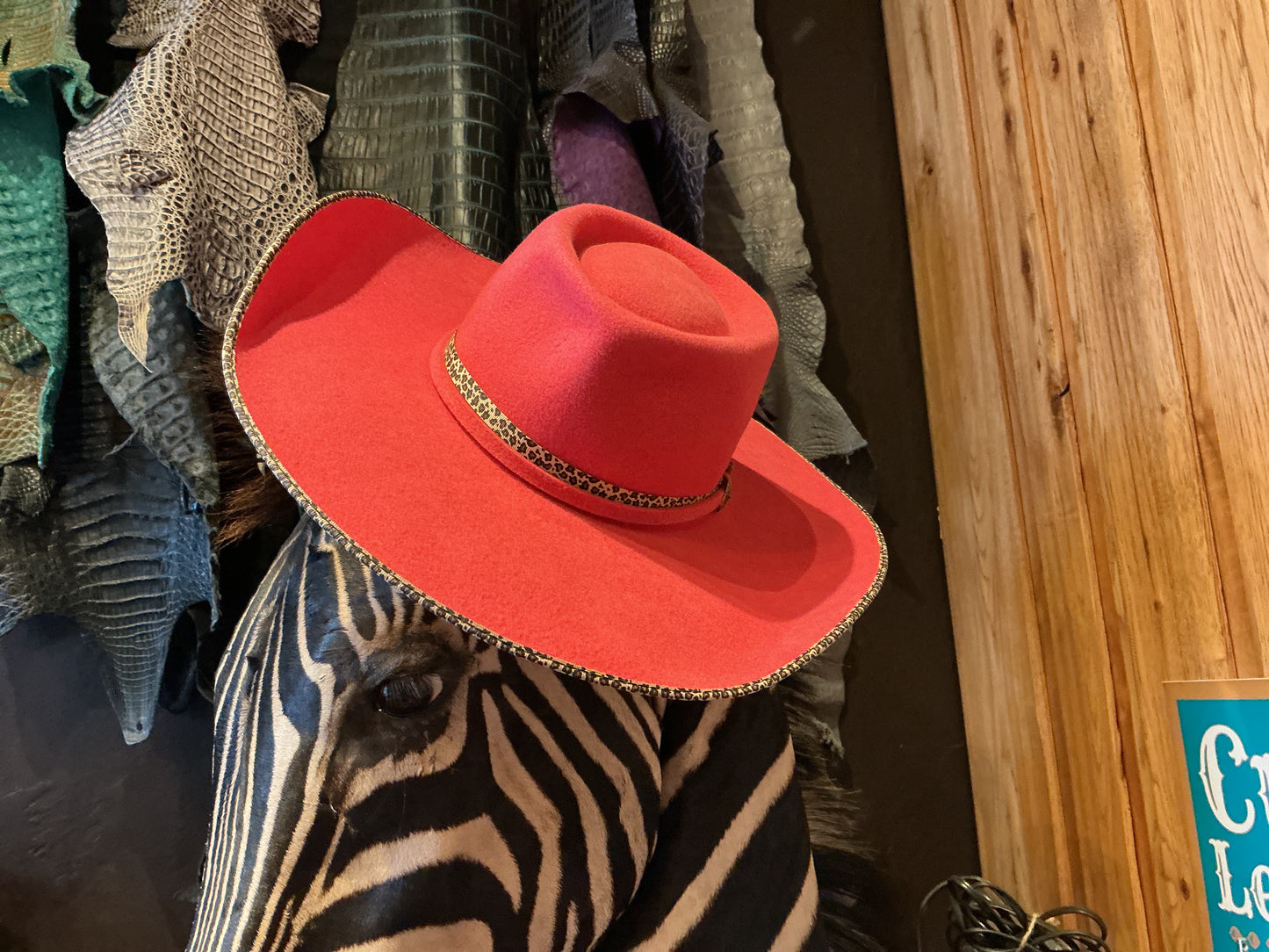 Hamblen Pro Hats Leopard Pink Hat