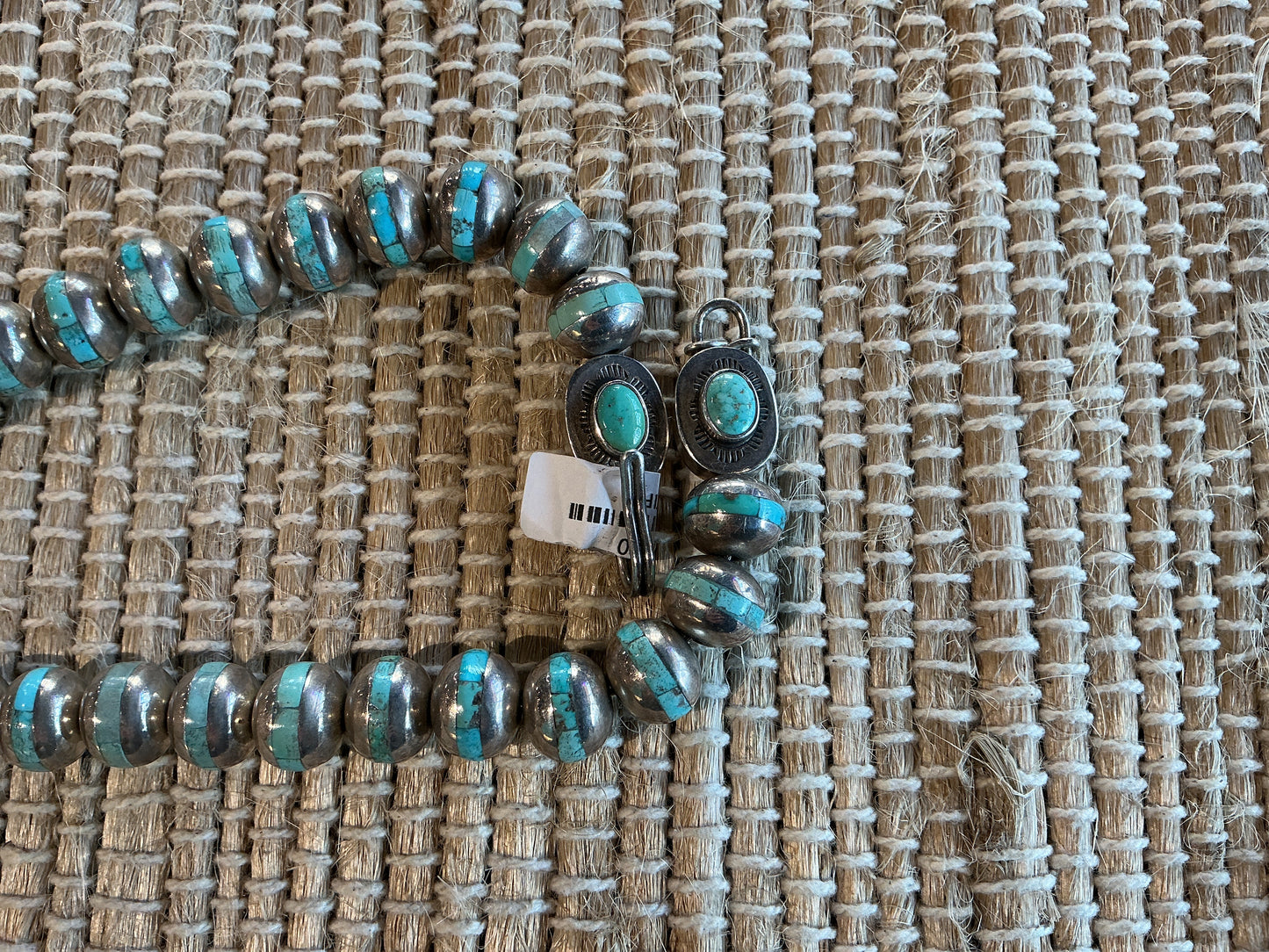 Necklace- Turquoise Inlayed Beads Federico Jimenez