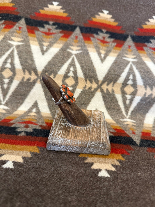 Vintage Zuni Coral Ring