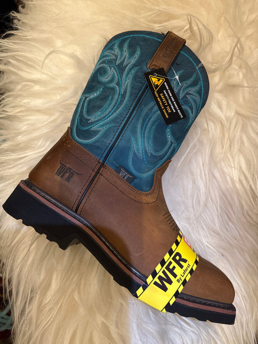 Men's Gaylord Western Boots - Brown/Blue