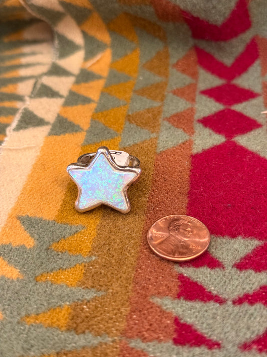 Lucky Star Opal Size 8 Ring