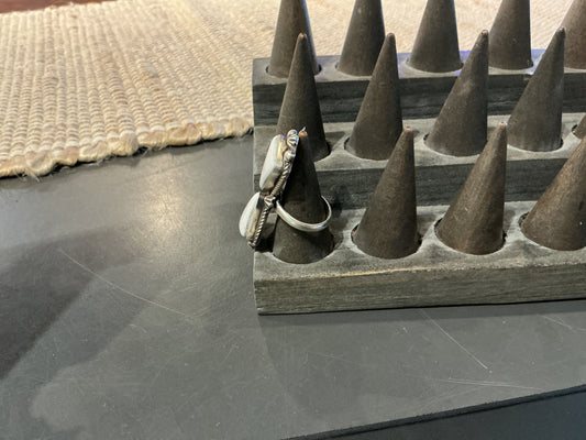 White Buffalo Double Ring