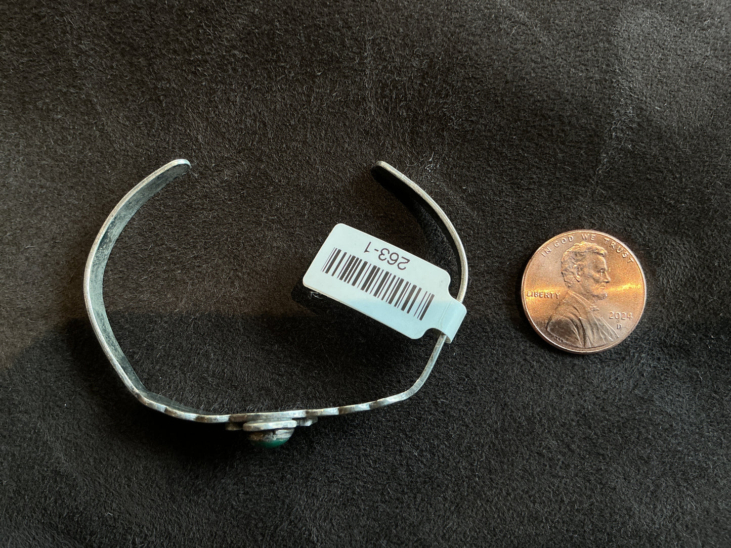 Green Turquoise Thunderbird Baby Cuff