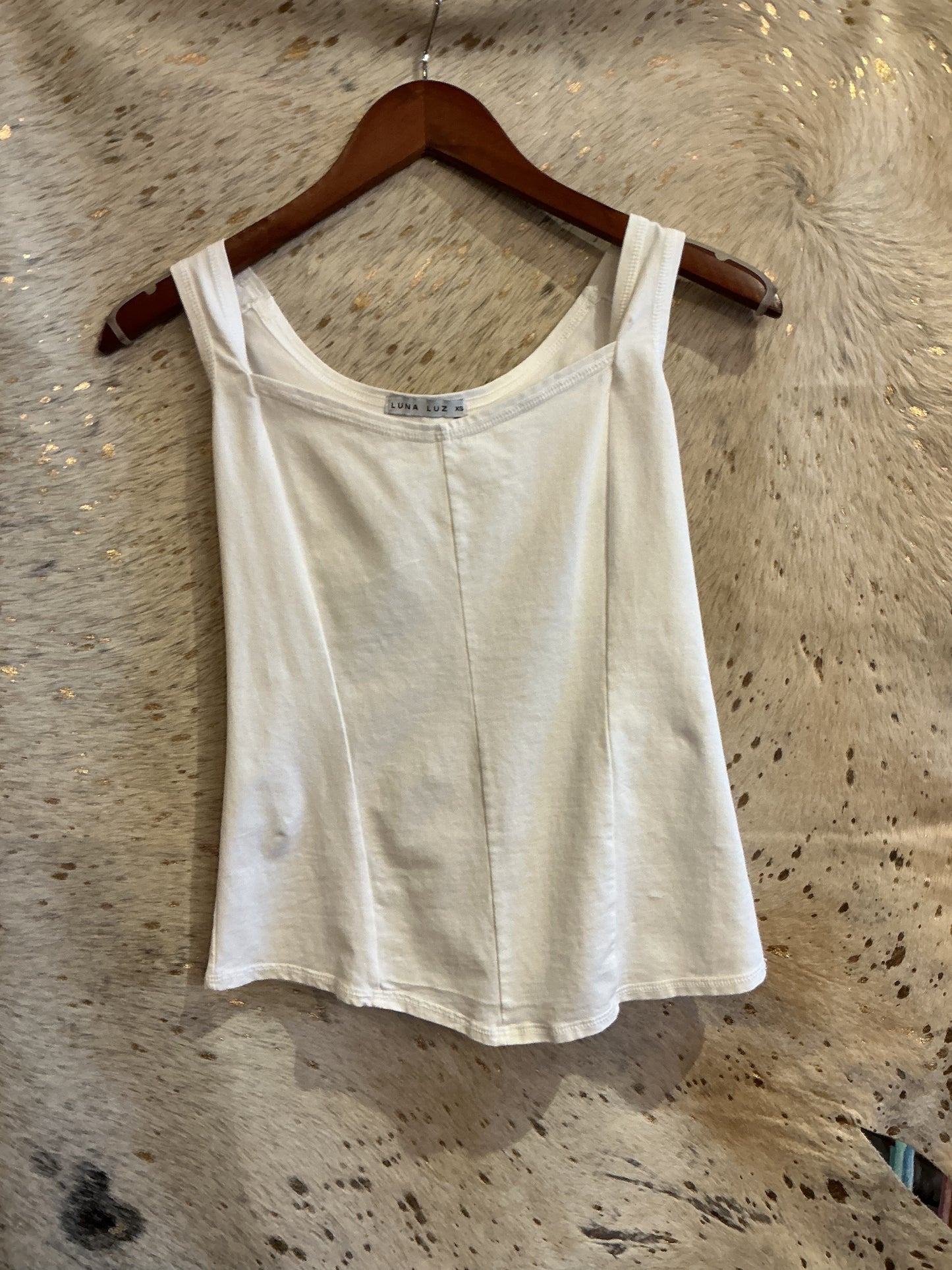 Sweetheart Tank- Luna Luz - White