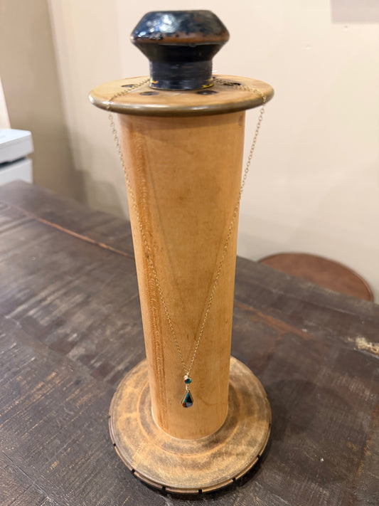 Zuni Teardrop Pendant Necklace