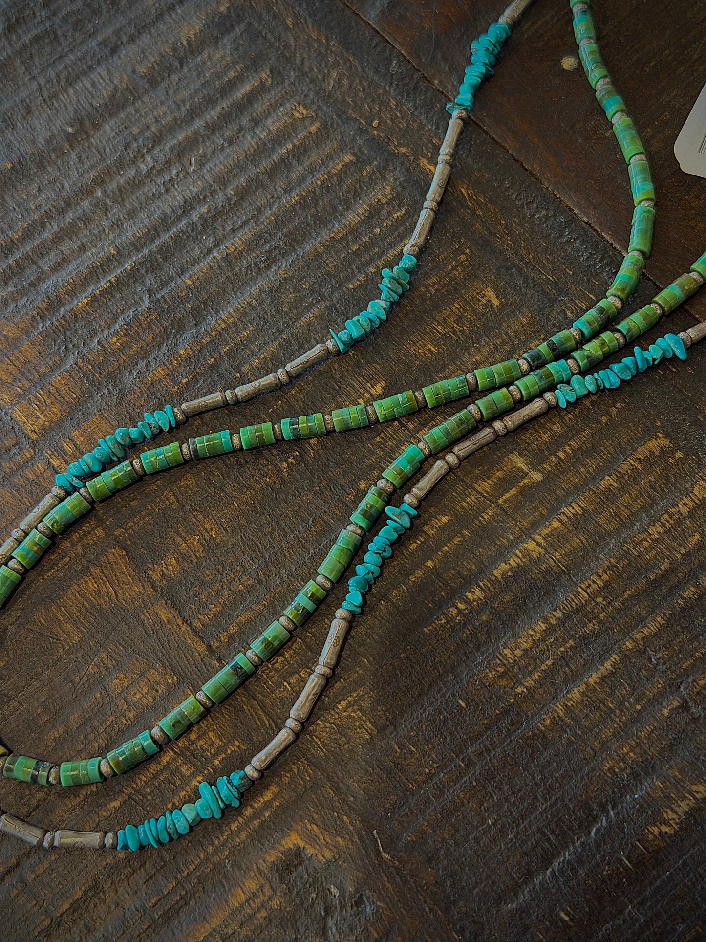 2 Strand Turquoise Blue Green Hat Band