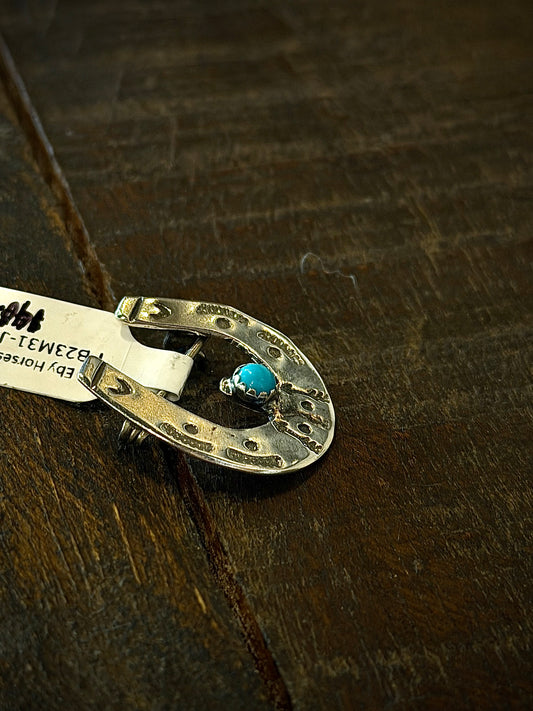 Joe Eby Horseshoe Hat Pin