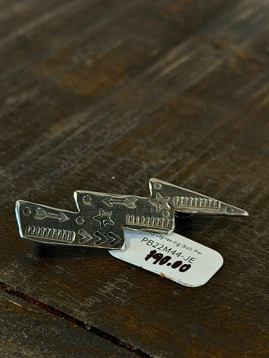 Joe Eby Lightning Bolt Hat Pin