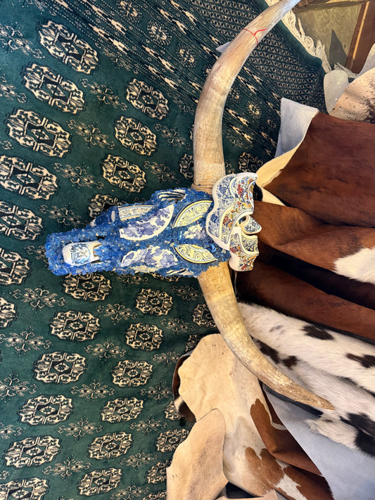 Grandma’s China Longhorn Skull