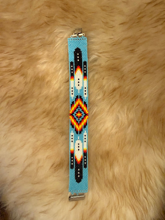 Native Hand-Made Beaded Bracelet