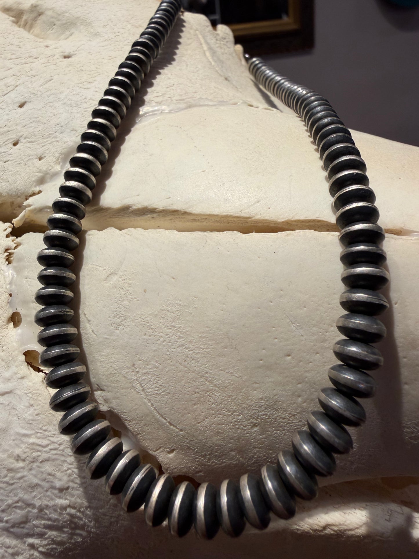 Necklace- Navajo Pearl 13"