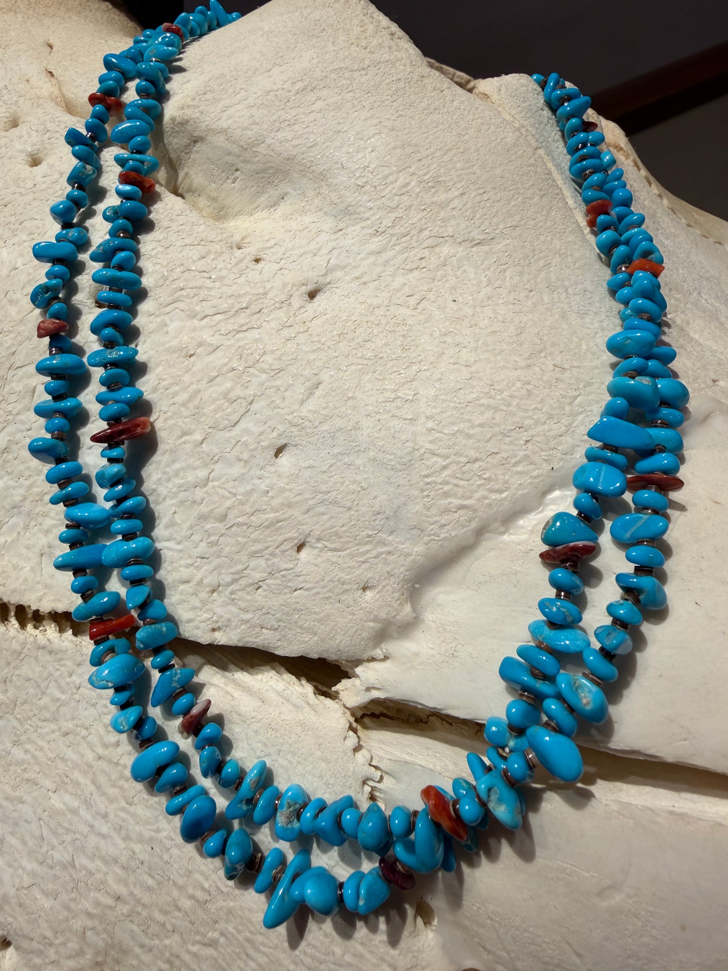 Marie Yazzie 2 Strand Beaded Necklace