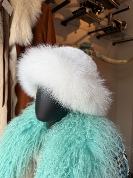 Rabbit/Fox Hat - White