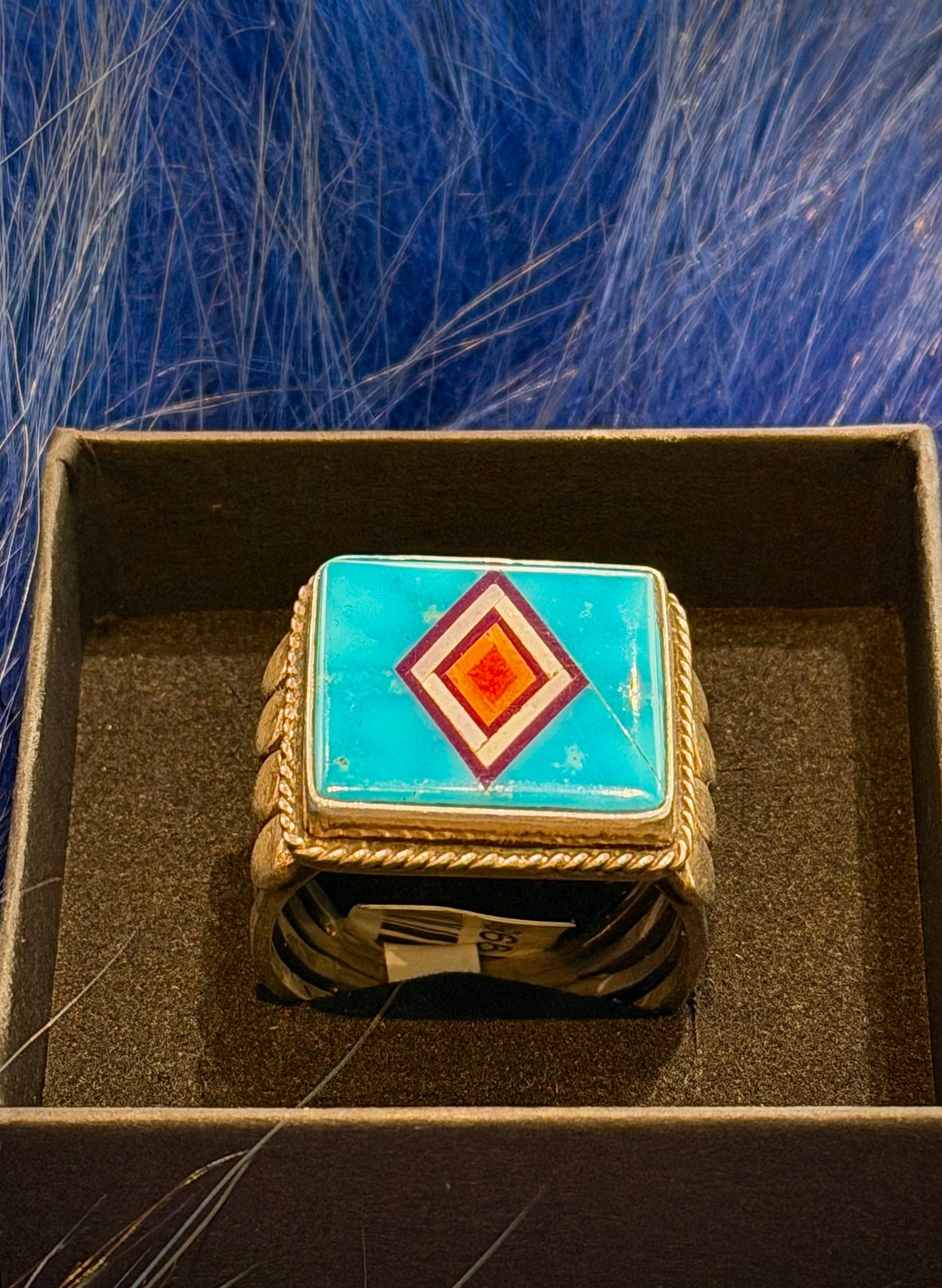 Ring- Aldrich Kingman, Oxblood Coral, Opal