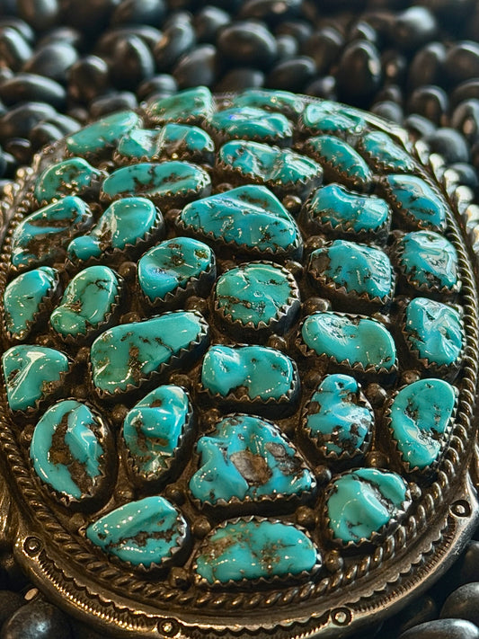 Vintage Cluster Buckle- Wilford Nez