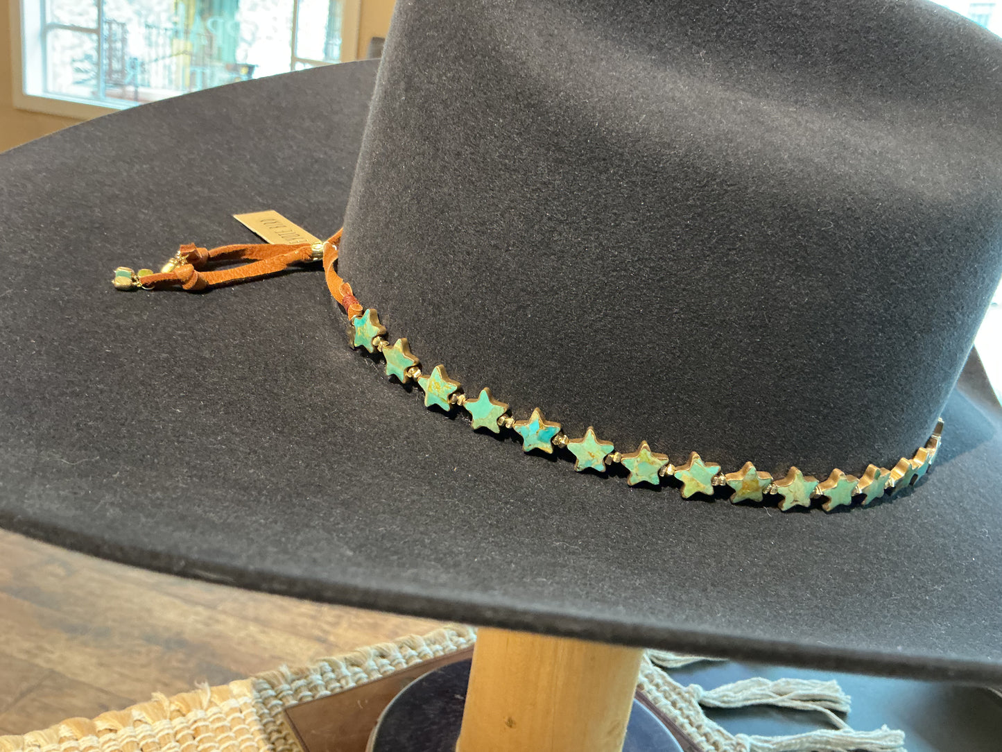 Hollywood Hatband - Green Turquoise