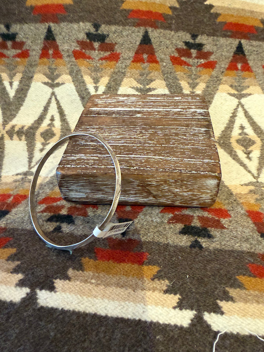 Vintage Sterling Silver Stamped Bracelet