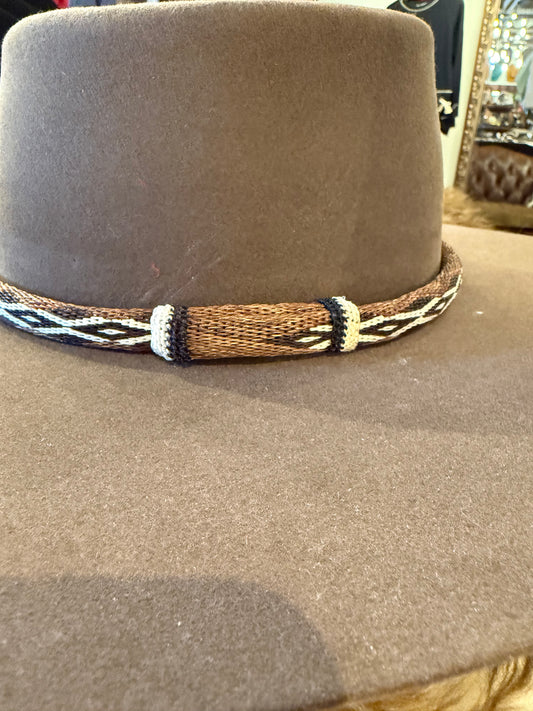 Deer Lodge Prison Hitched Horsehair Hatband