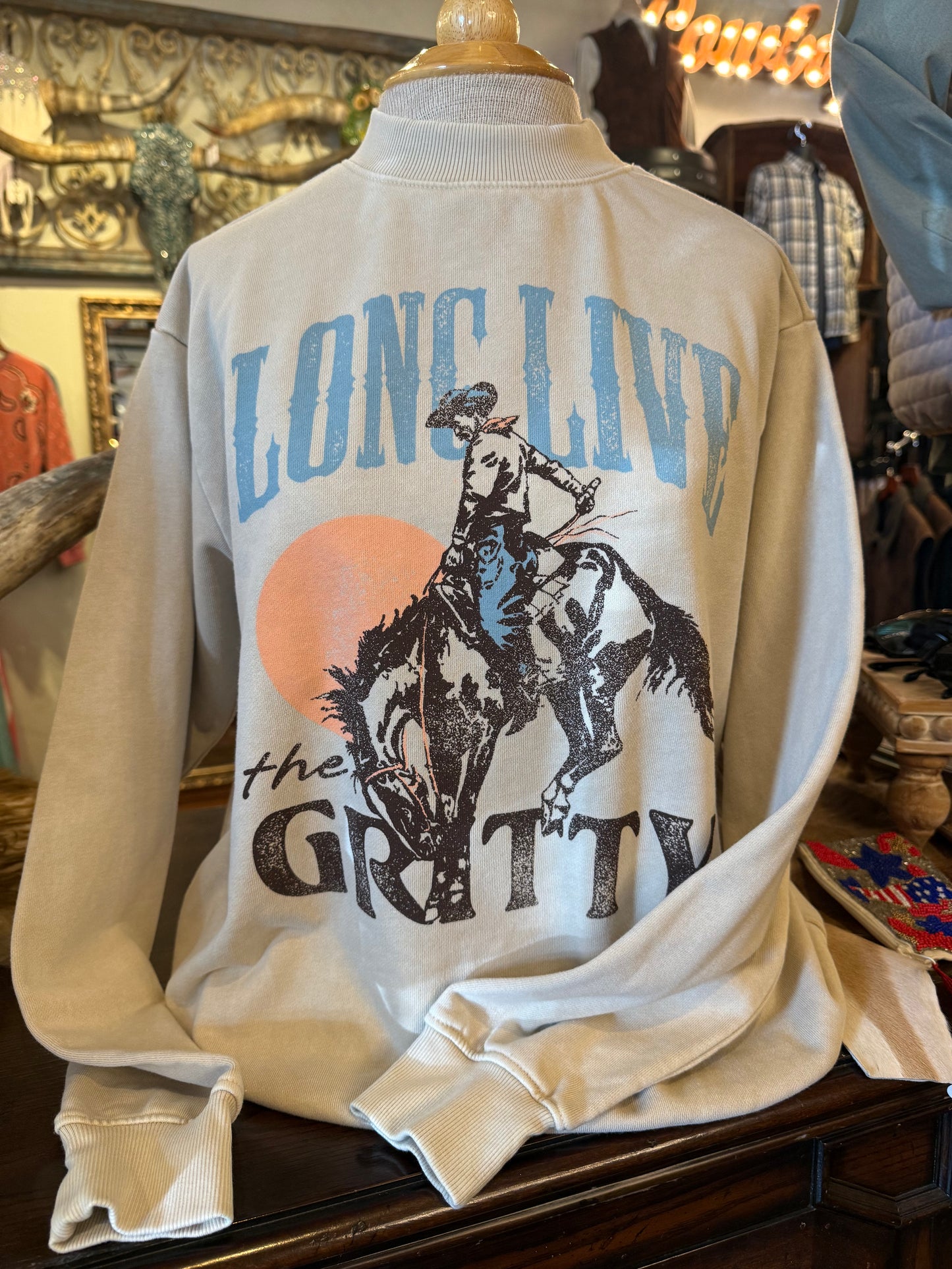 Long Live The Gritty Mineral Graphic Sweatshirt