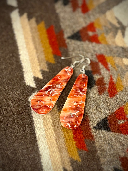 Spiny Oyster Statement Earrings