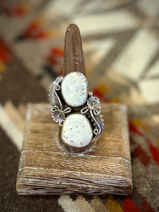 White Buffalo Double Ring
