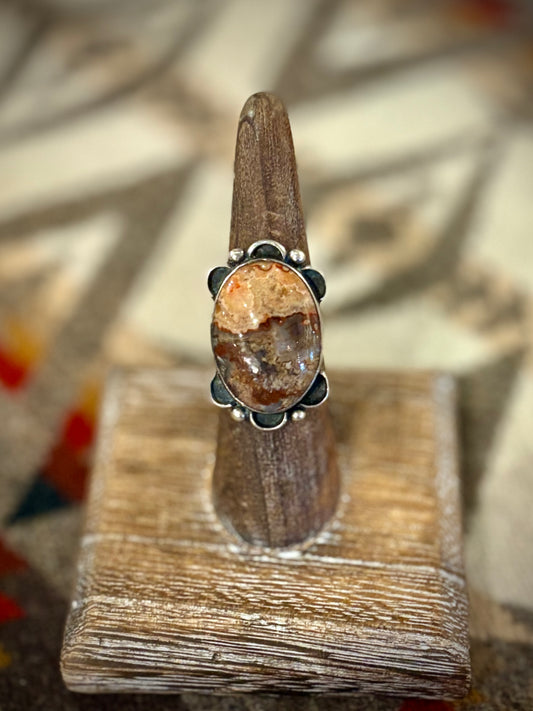 Agate Lace Ring