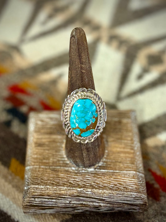 Light Turquoise Polished Ring