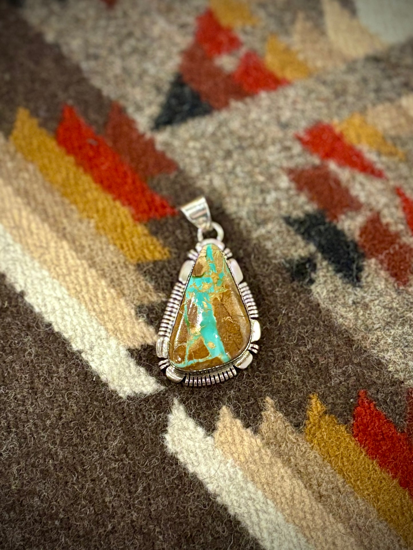 Small Natural Turquoise Pendant