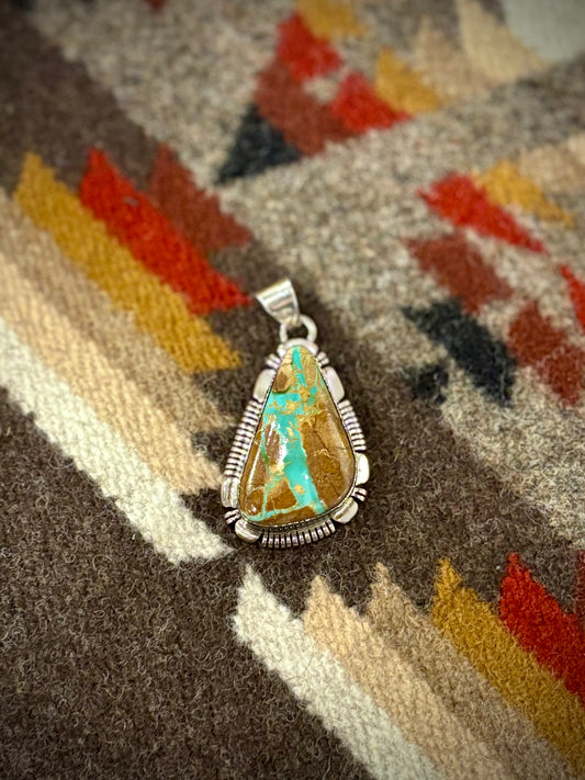 Small Natural Turquoise Pendant